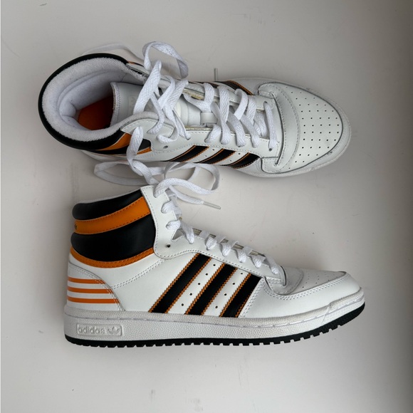 Adidas Originals Top Ten RB White Bright Orange Adidas Athletic Shoes GV9440 - Picture 1 of 4